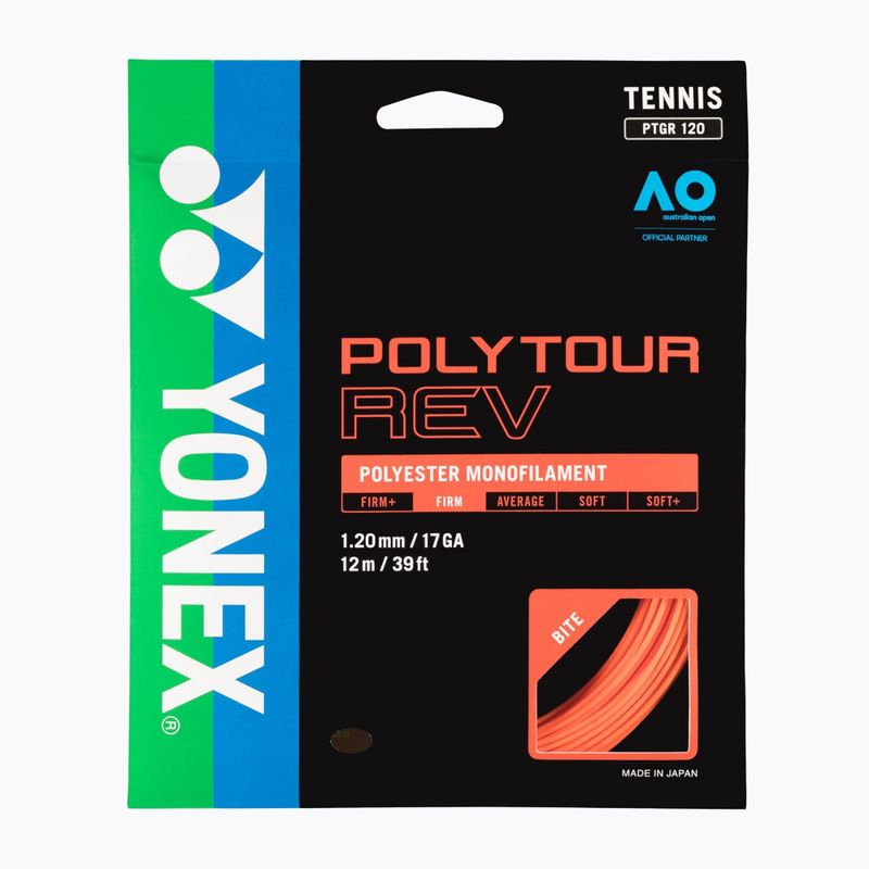 YONEX Poly Tour Rev 120 Set 12 m purple NT120PRSP struny