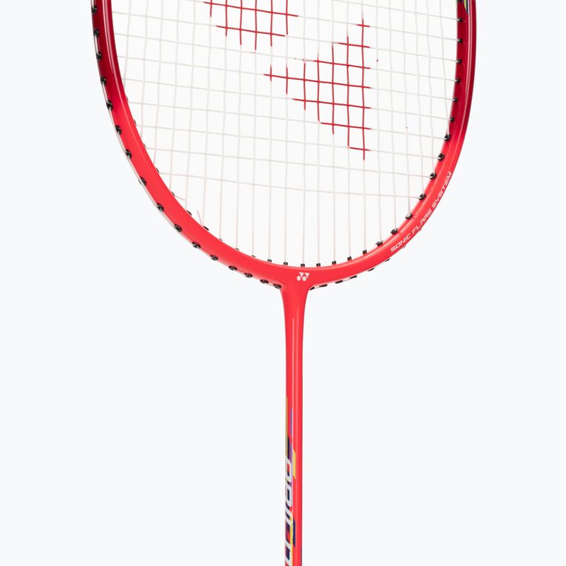Badmintonová raketa YONEX Nanoflare 001 Ability flash red 4