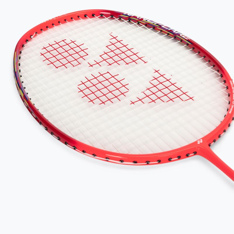Badmintonová raketa YONEX Nanoflare 001 Ability flash red 5