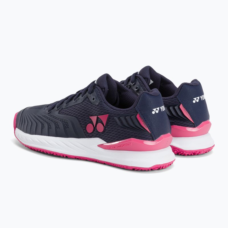 Dámska tenisová obuv YONEX SHT Eclipsion 4 CL navy blue/pink STFEC4WC3NP 3