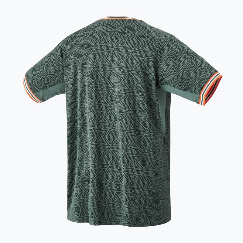 Pánske tenisové tričko YONEX 10560 Roland Garros Crew Neck olive 2