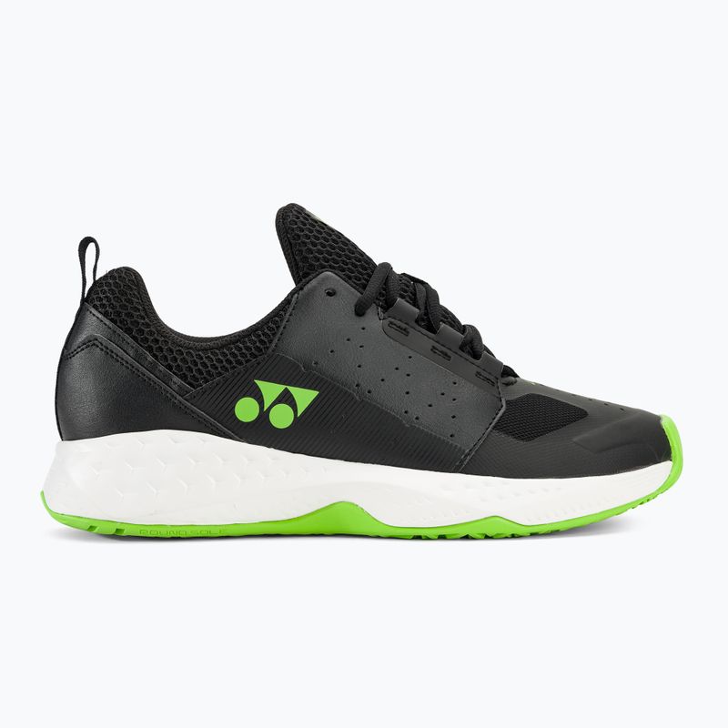 Pánska tenisová obuv YONEX Lumio 4 black/lime green 2