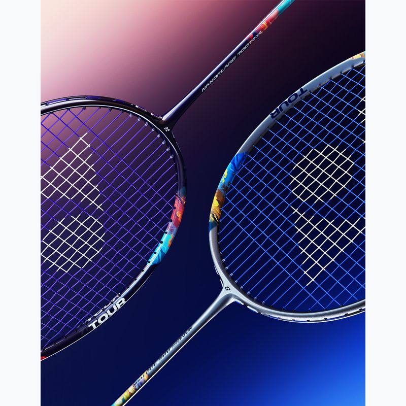 Badmintonová raketa YONEX Nanoflare 700 play silver/ sky blue 7