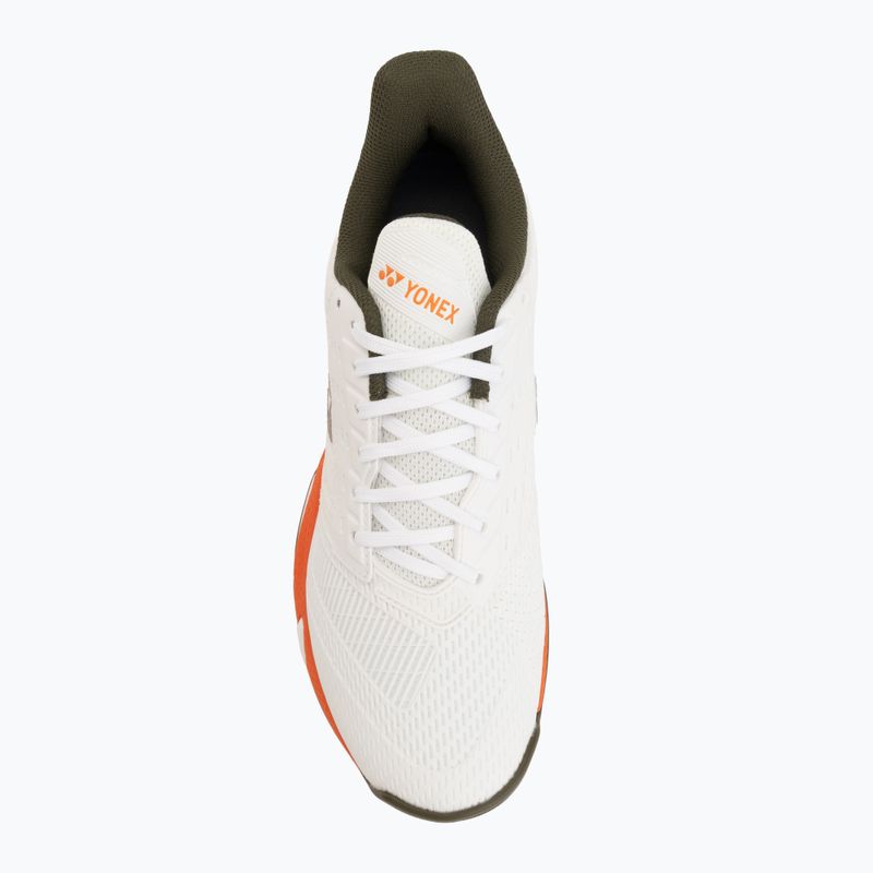 Dámske tenisové topánky YONEX Power Cushion Ad-Accel white/orange 5