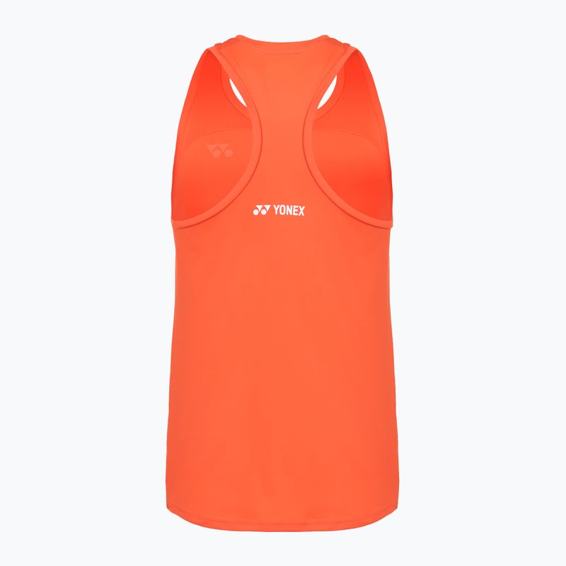 Dámske tenisové tričko YONEX 16853 Practice Tank In cyber orange 2