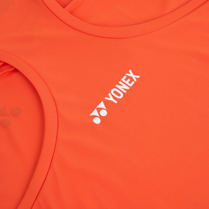 Dámske tenisové tričko YONEX 16853 Practice Tank In cyber orange 4