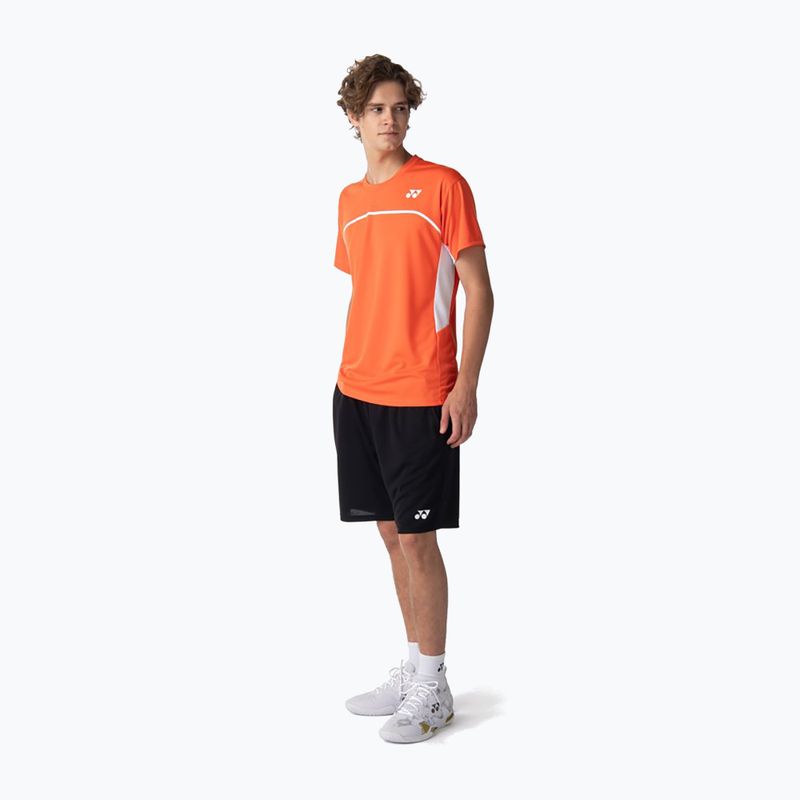 Pánske tričko YONEX 10726 Practice Crew Neck cyber orange 4