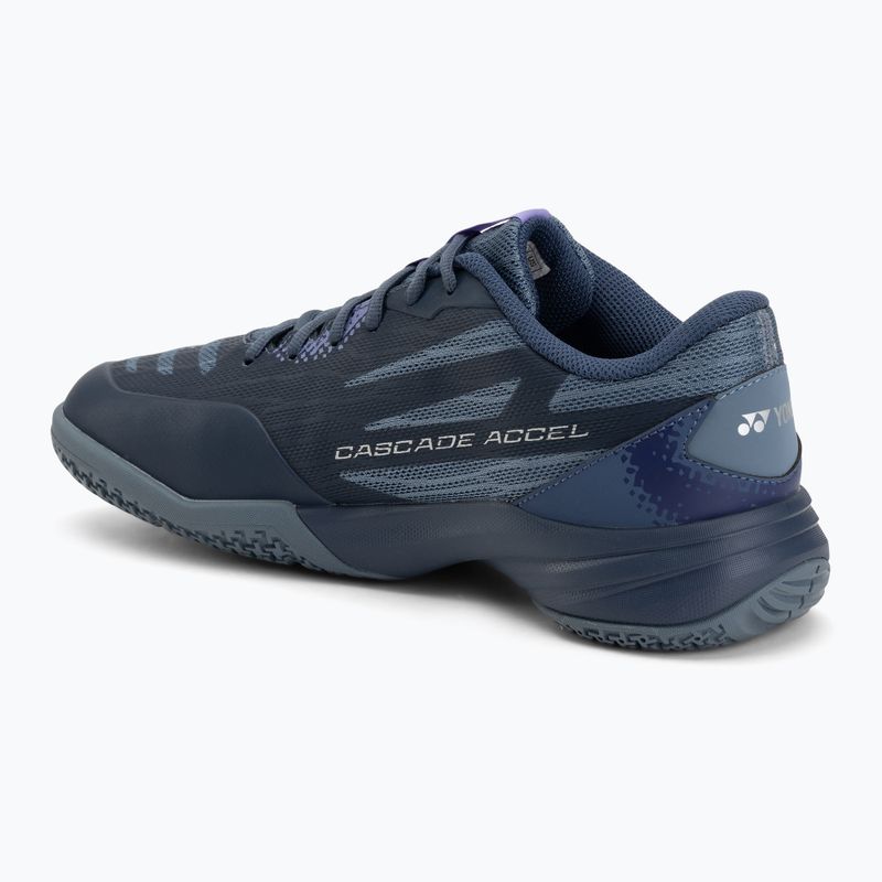 Dámske topánky na bedminton YONEX Cascade Accel 2 Wide purple 3