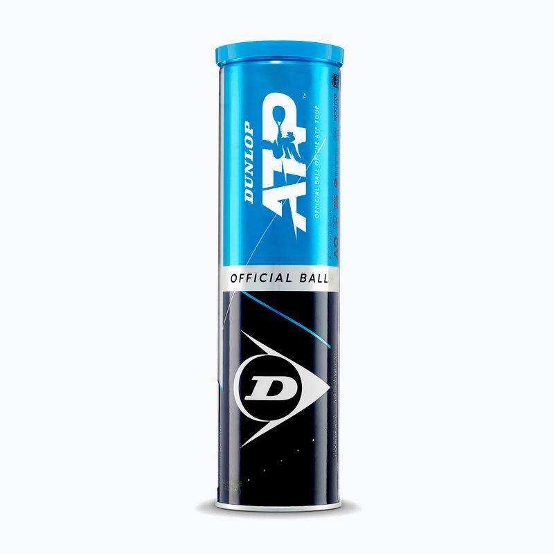 Tenisové lopty Dunlop ATP Tour 4 pack green 2