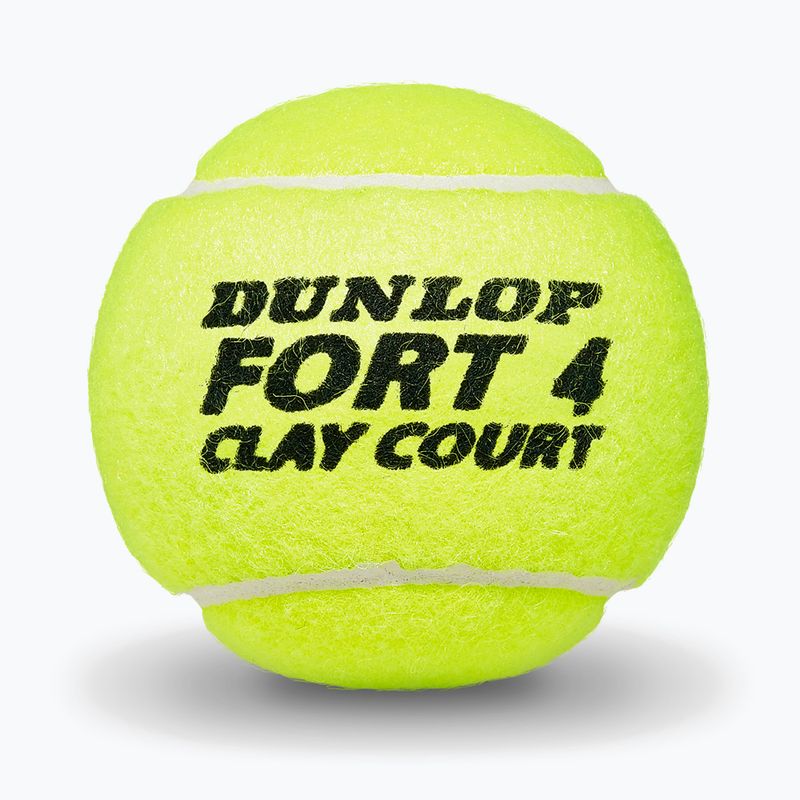 Tenisové loptičky Dunlop Fort Clay Court 4B 2025 3