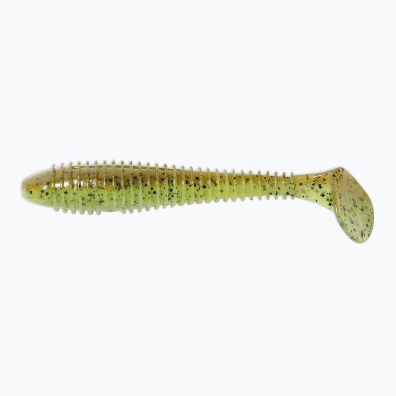 Keitech Swing Impact Fat gumová nástraha 6 ks zelená tekvica-chartreuse 4560262575808
