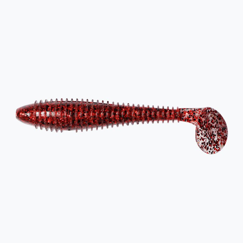 Keitech Swing Impact Fat 6 kusov červených diabolských gumových nástrah 4560262636356