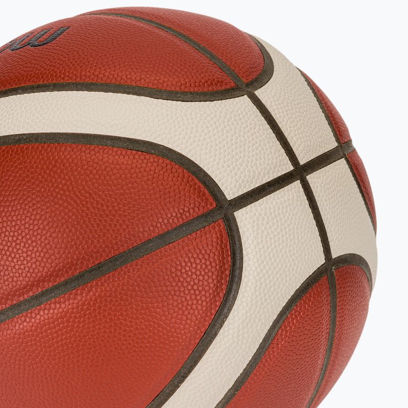 Basketbalová lopta Molten B6G4550 FIBA brown veľkosť 6 4