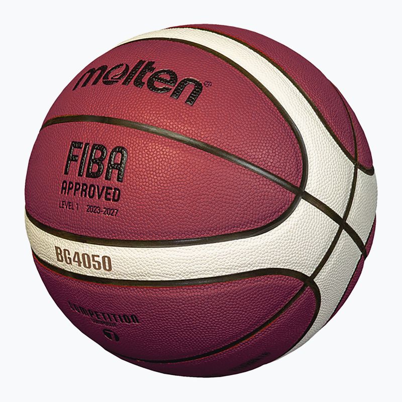 Basketbalová lopta Molten B6G4050 FIBA ​​brown veľkosť 6 2