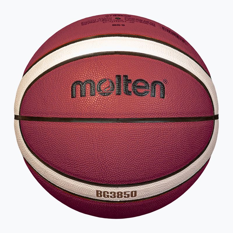 Basketbalová lopta Molten B7G3850 FIBA ​​brown veľkosť 7 2