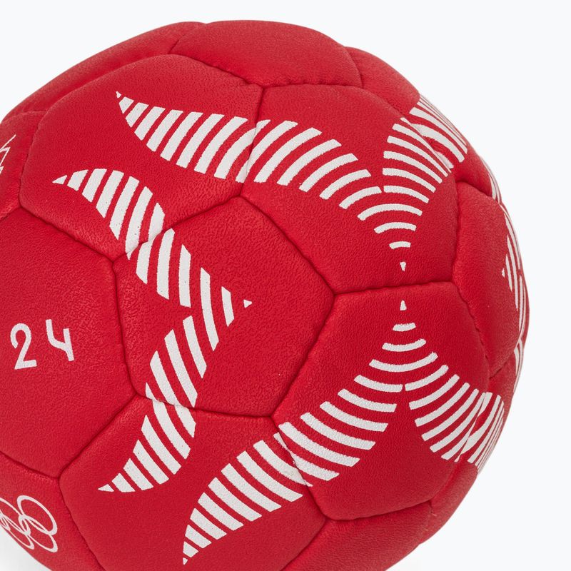Lopta na hádzanú Molten H3A5000-S4F IHF OFFICIAL BALL PARIS 2024 red veľkosť 3 4