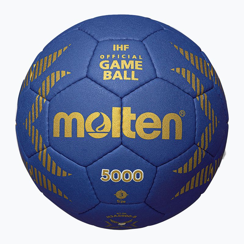 Lopta na hádzanú Molten H2A5000-B IHF OFFICIAL BALL blue veľkosť 2 3
