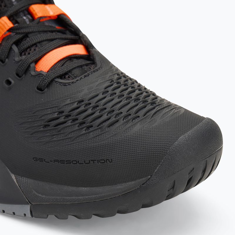 Pánska tenisová obuv ASICS Gel-Resolution X black/ shocking orange 7