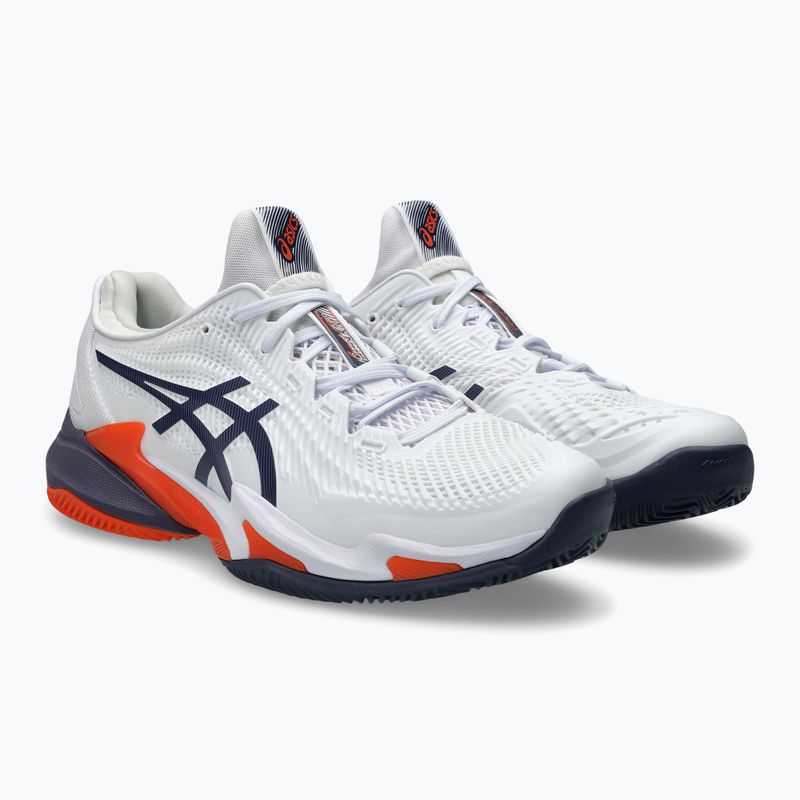 Pánske tenisové topánky ASICS Court FF 3 Clay white/greyish purple 10