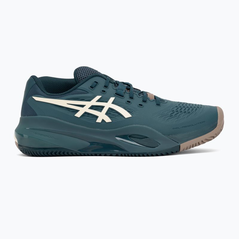 Pánska tenisová obuv  ASICS Gel-Resolution X Clay saxon green/ birch 2