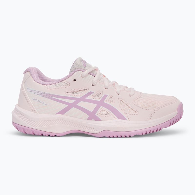 Detská obuv ASICS Upcourt 6 GS bledoružová/svetlá bbe 2