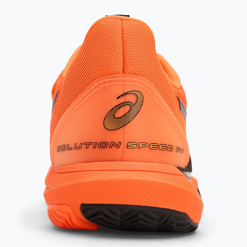 Pánska tenisová obuv ASICS Solution Speed FF 3 Clay shocking orange/ black 6