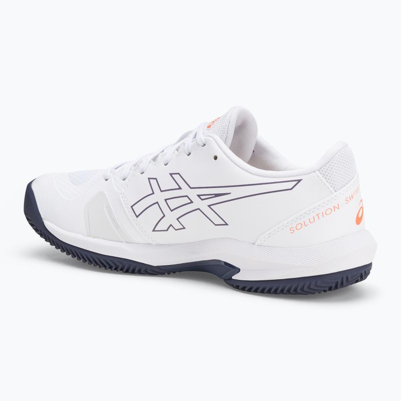 Pánske tenisové topánky ASICS Solution Swift FF 2 Clay white/ nova orange 3