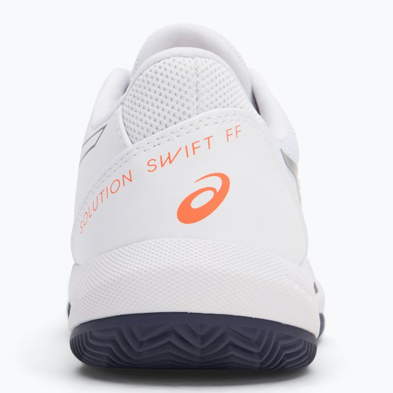 Pánske tenisové topánky ASICS Solution Swift FF 2 Clay white/ nova orange 6