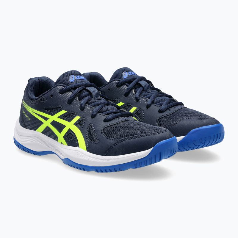 Detská obuv ASICS Upcourt 6 GS midnight/safety yellow 3