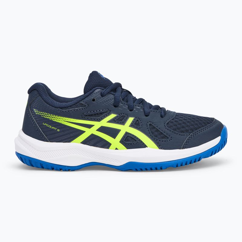 Detská obuv ASICS Upcourt 6 GS midnight/safety yellow 2