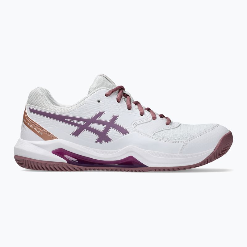 Dámske topánky na padel ASICS Gel-Dedicate 8 Padel W white/dark ube 8