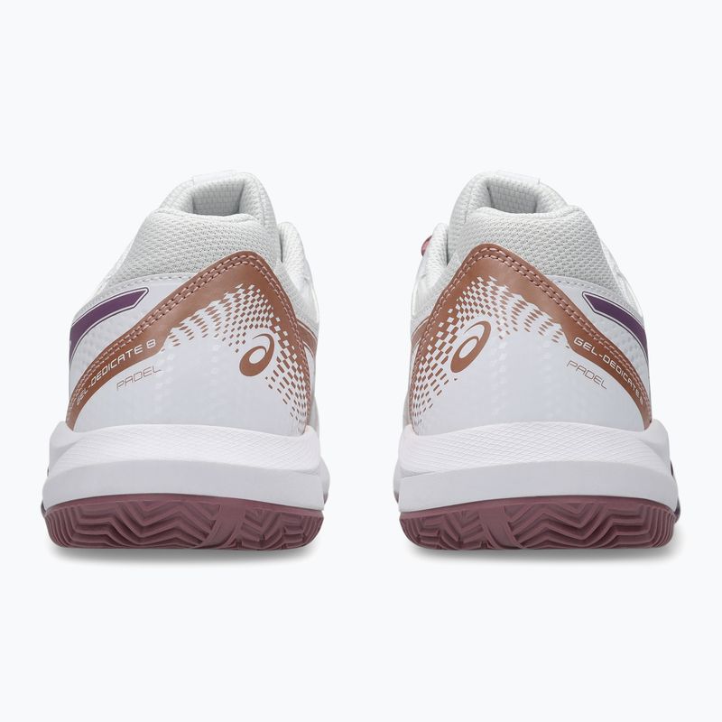 Dámske topánky na padel ASICS Gel-Dedicate 8 Padel W white/dark ube 11