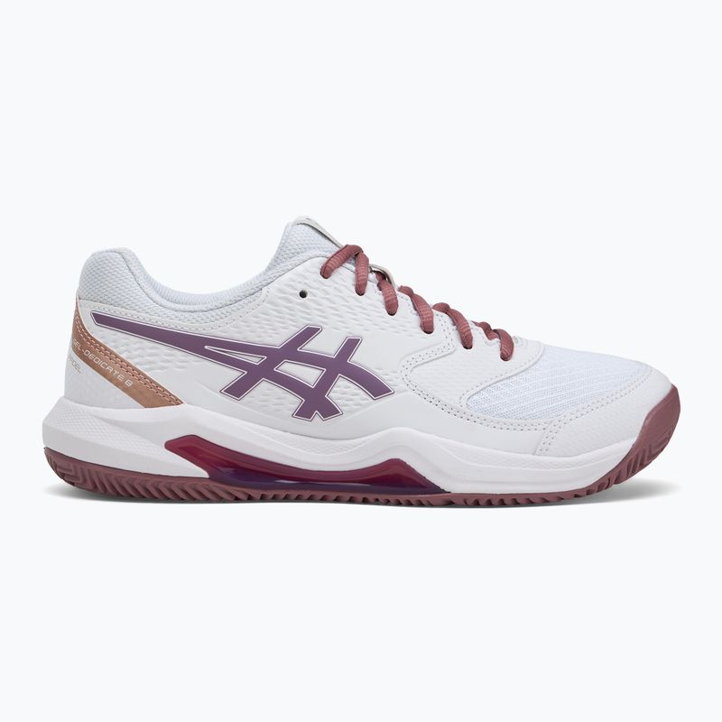 Dámske topánky na padel ASICS Gel-Dedicate 8 Padel W white/dark ube 2