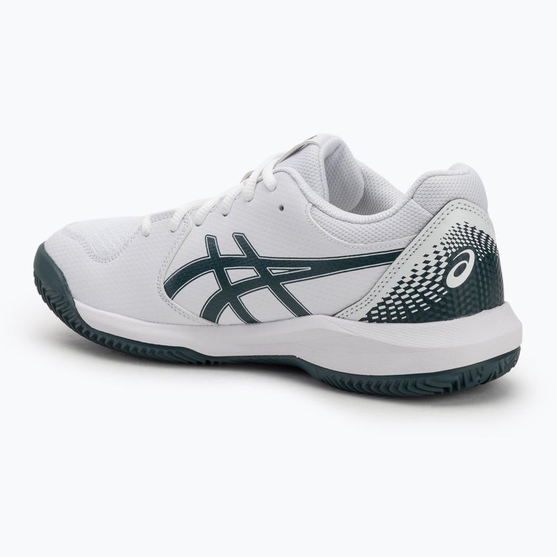 Pánske tenisové topánky ASICS Gel-Dedicate 8 Clay white/saxon green 3