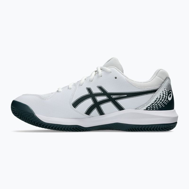Pánske tenisové topánky ASICS Gel-Dedicate 8 Clay white/saxon green 2