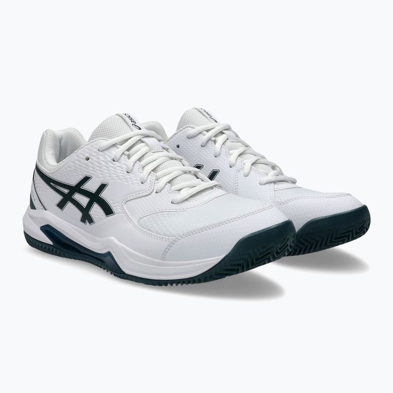 Pánske tenisové topánky ASICS Gel-Dedicate 8 Clay white/saxon green 3
