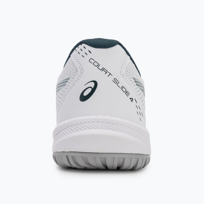 Pánske tenisové topánky ASICS Court Slide 4 white/saxon green 6