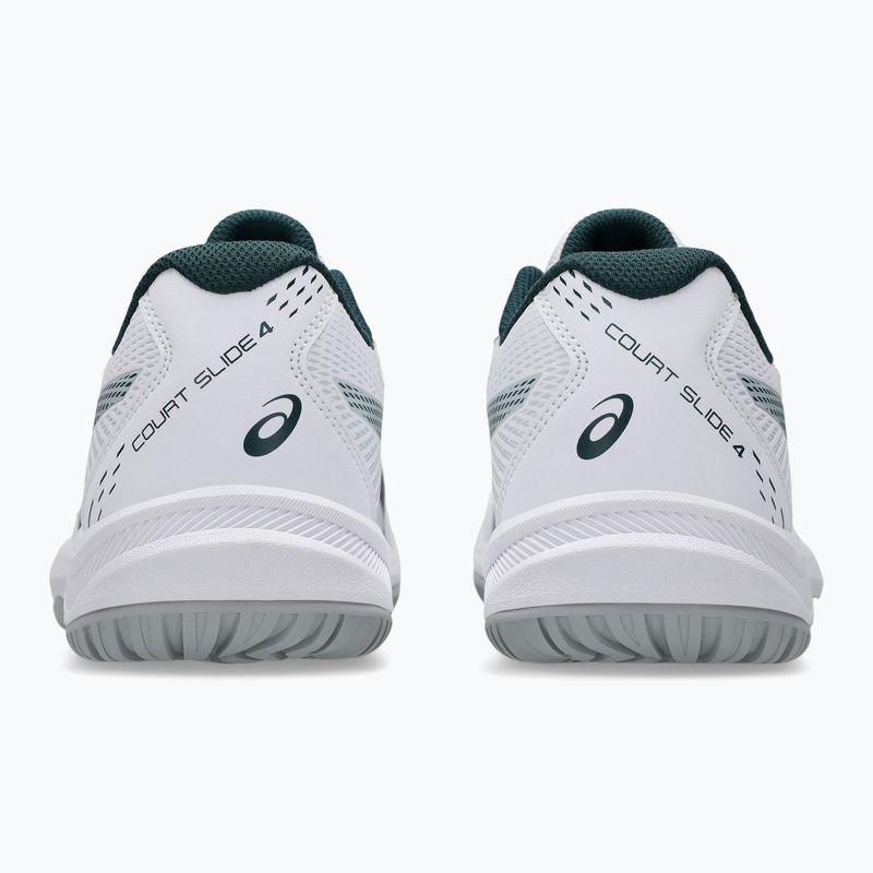 Pánske tenisové topánky ASICS Court Slide 4 white/saxon green 4