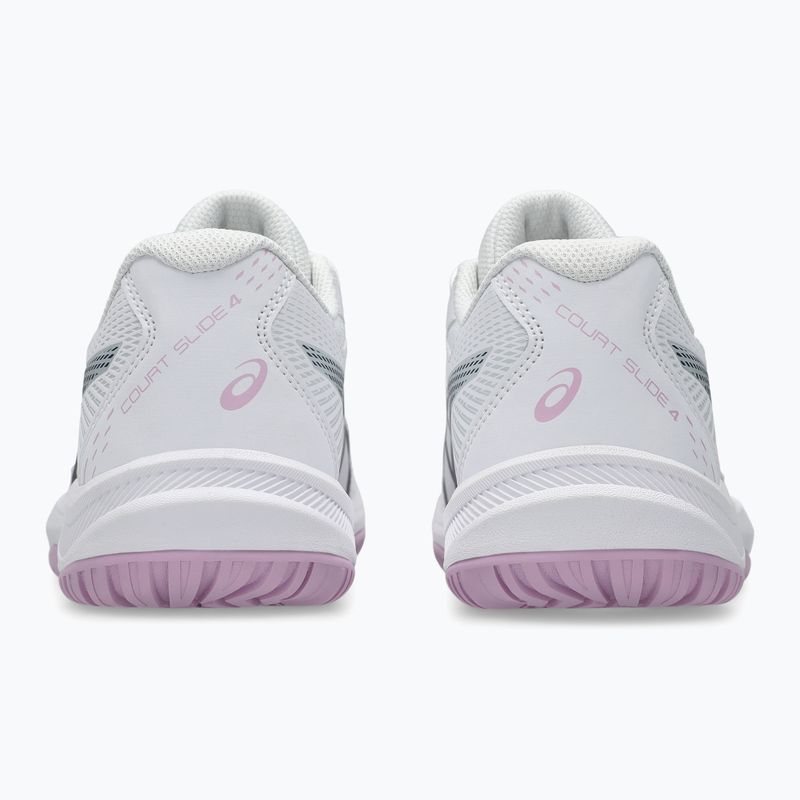 Dámska tenisová obuv ASICS Court Slide 4 white/indigo fog 12