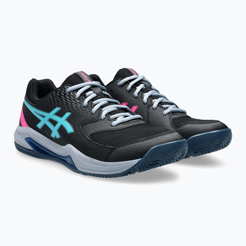 Pánske topánky na padel ASICS Gel-Dedicate 8 black/energy aqua 3