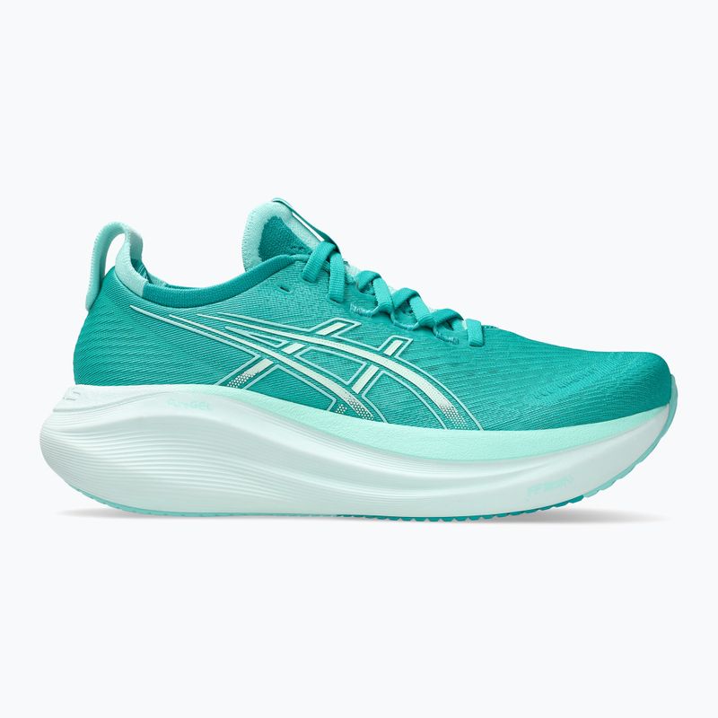 Dámske bežecké topánky ASICS Gel-Nimbus 27 wave teal/illuminate mint 8