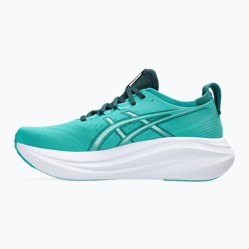 Pánske bežecké topánky ASICS Gel-Nimbus 27 wave teal/saxon green 9