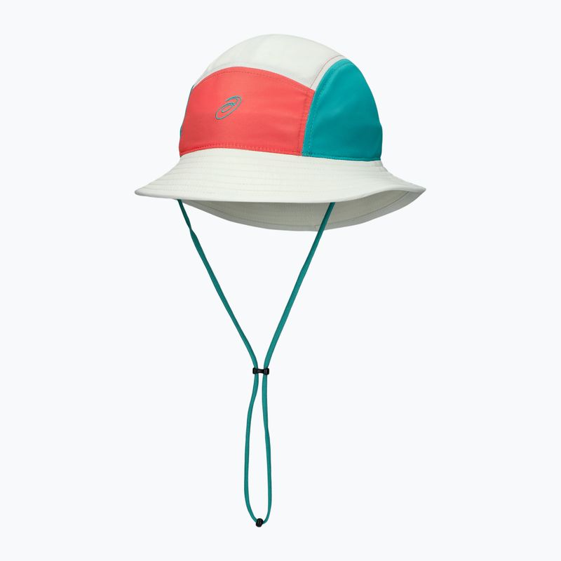 ASICS Bucket birch/coral reef/wave teal klobúk