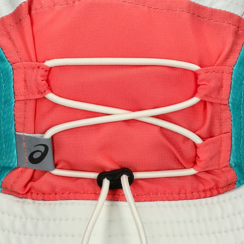 ASICS Bucket birch/coral reef/wave teal klobúk 4