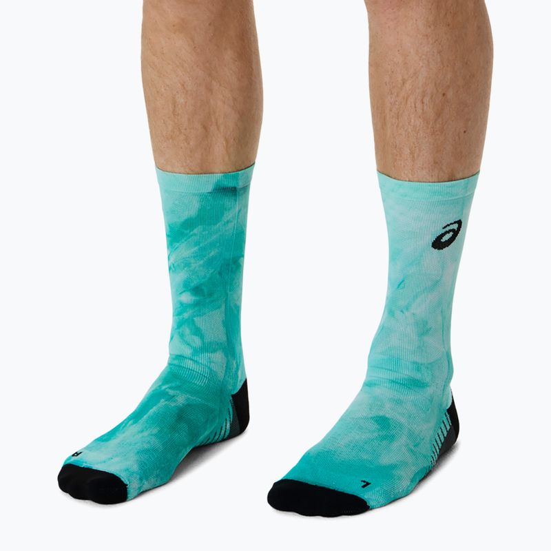 Ponožky ASICS Performance Run Crew wave teal 4