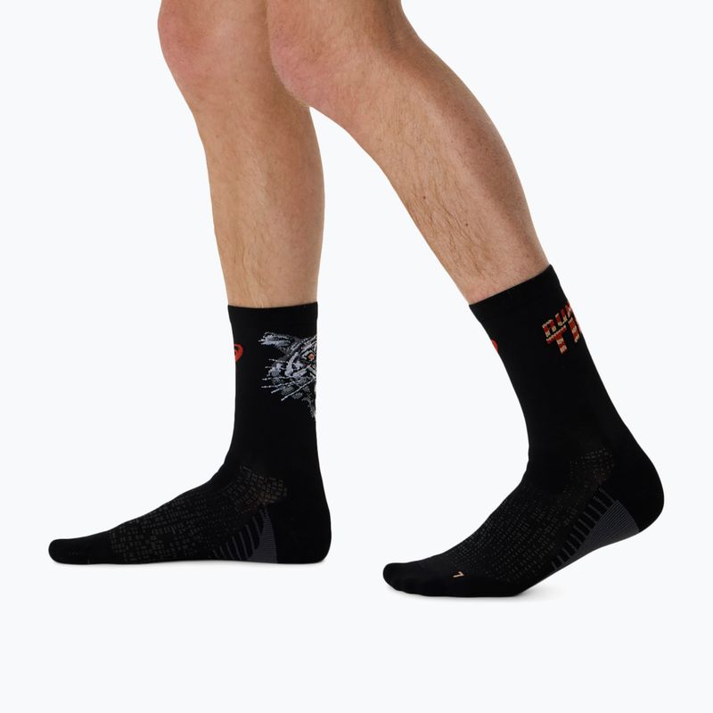 Ponožky ASICS Performance Run Crew performance black/coral reef 6