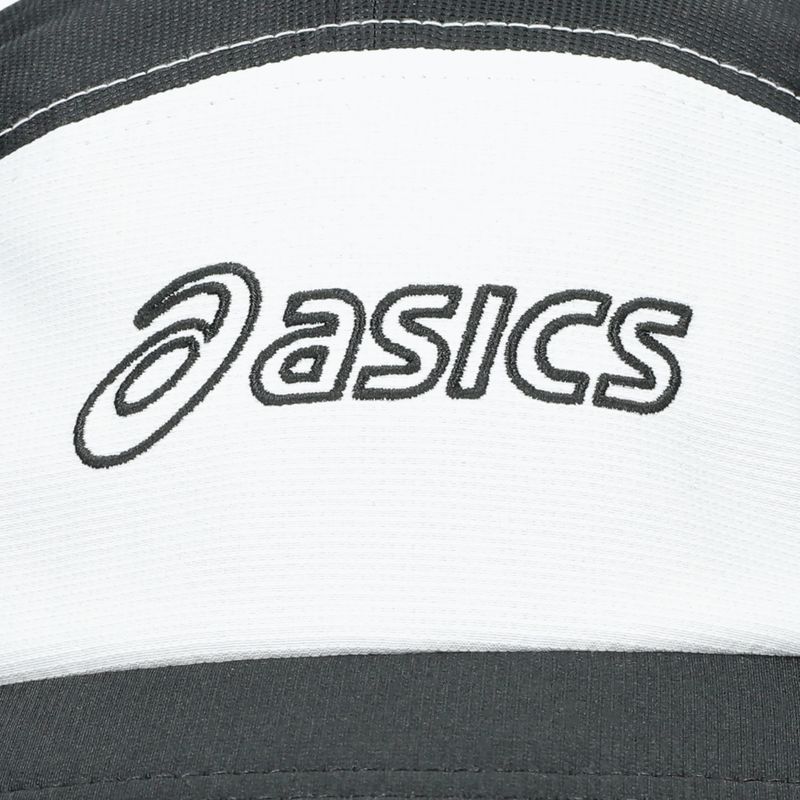 Šiltovka ASICS 5 Panel performance black/graphite grey/white 3