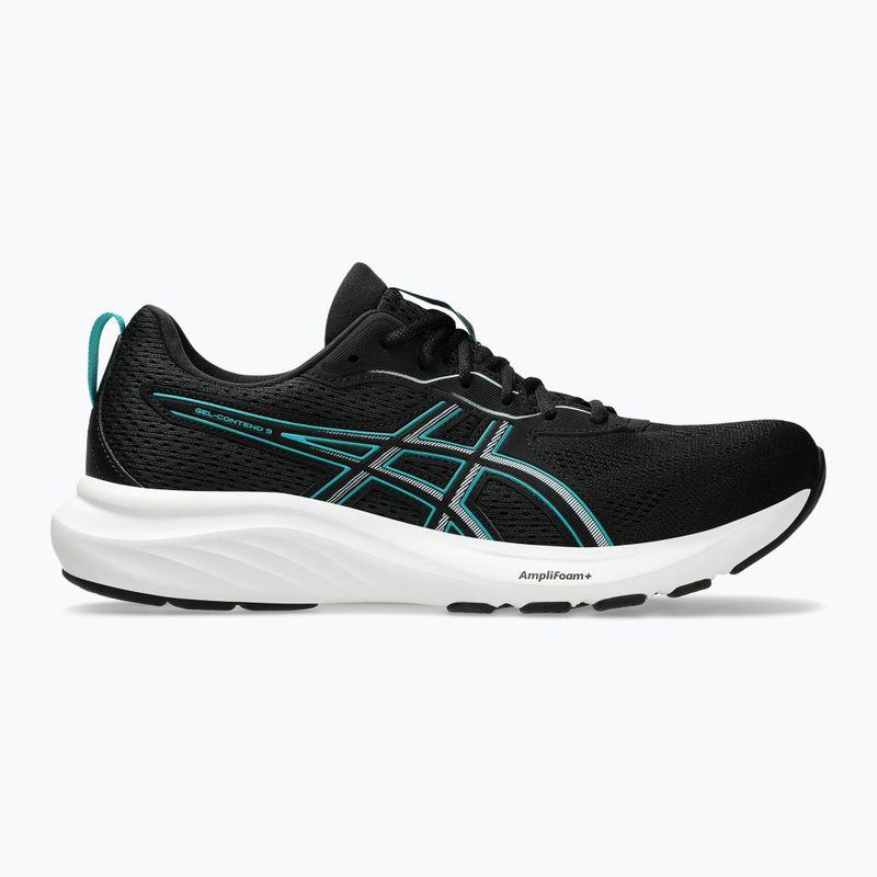 Pánske bežecké topánky ASICS Gel-Contend 9 black/wave teal 8