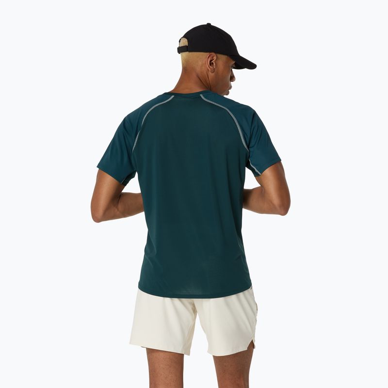 Pánske tenisové tričko ASICS Match Actibreeze Top saxon green 3