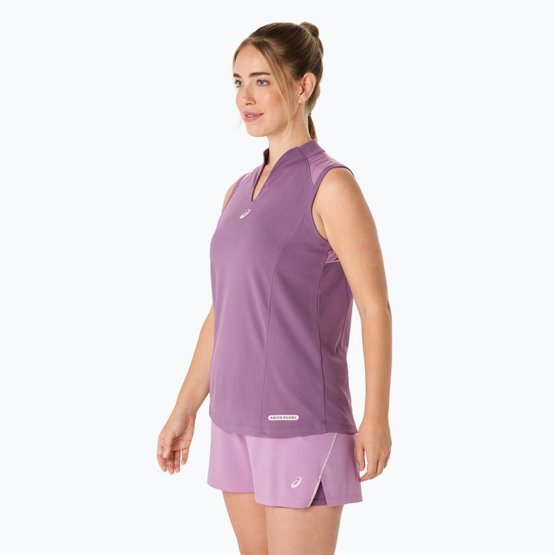 Dámske tenisové tričko ASICS Padel Court Tank dark ube 4